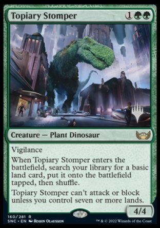 Topiary Stomper (Promo Pack) [Streets of New Capenna Promos] | Fandemonia Ltd