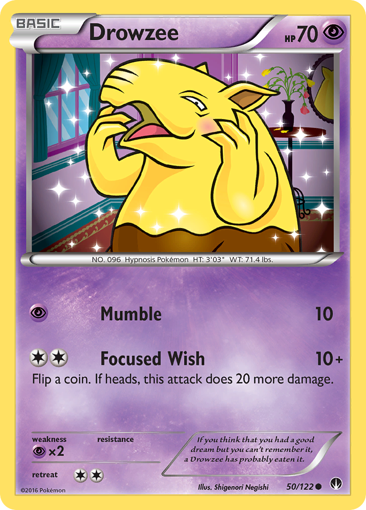 Drowzee (50/122) [XY: BREAKpoint] | Fandemonia Ltd