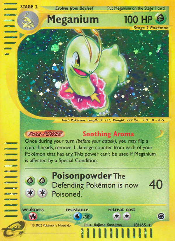 Meganium (18/165) [Expedition: Base Set] | Fandemonia Ltd