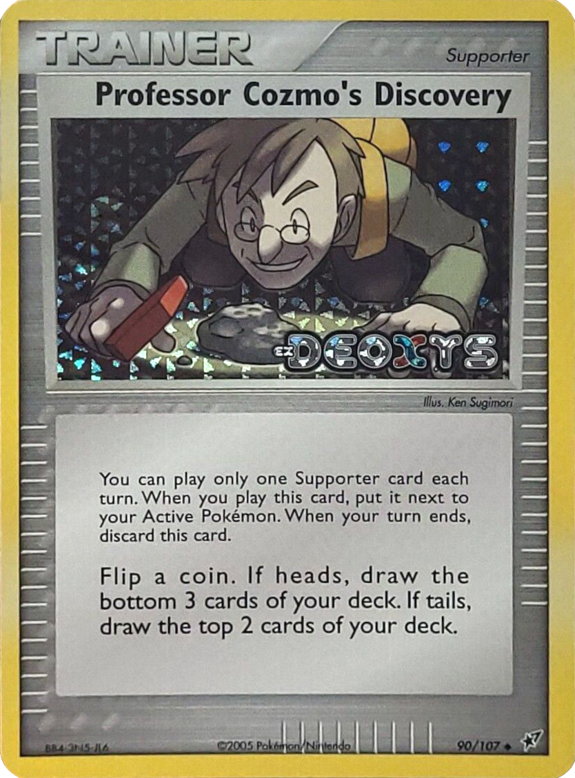 Professor Cozmo's Discovery (90/107) (Stamped) [EX: Deoxys] | Fandemonia Ltd