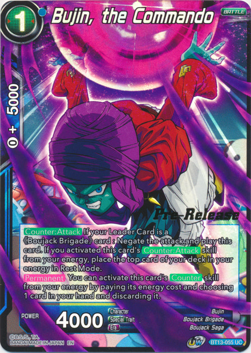 Bujin, the Commando (BT13-055) [Supreme Rivalry Prerelease Promos] | Fandemonia Ltd