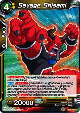 Savage Shisami (BT5-100) [Miraculous Revival] | Fandemonia Ltd