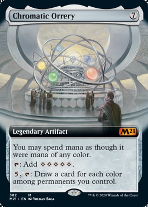 Chromatic Orrery (Extended Art) [Core Set 2021] | Fandemonia Ltd