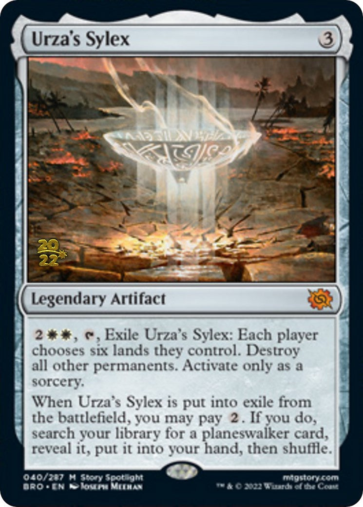 Urza's Sylex [The Brothers' War: Prerelease Promos] | Fandemonia Ltd