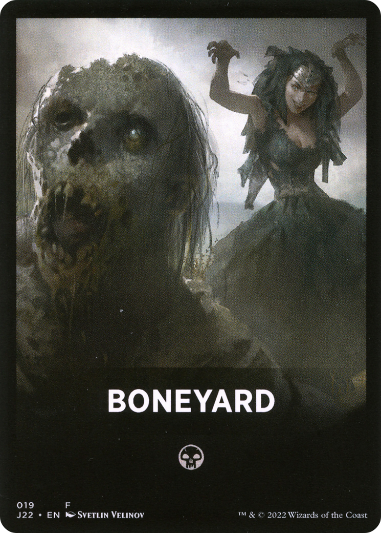 Boneyard Theme Card [Jumpstart 2022 Front Cards] | Fandemonia Ltd