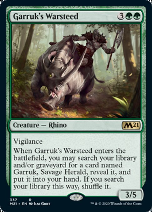 Garruk's Warsteed [Core Set 2021] | Fandemonia Ltd