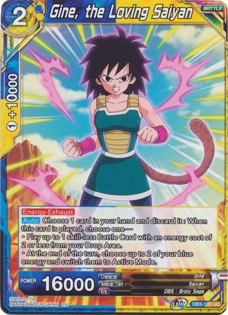 Gine, the Loving Saiyan [DB3-120] | Fandemonia Ltd