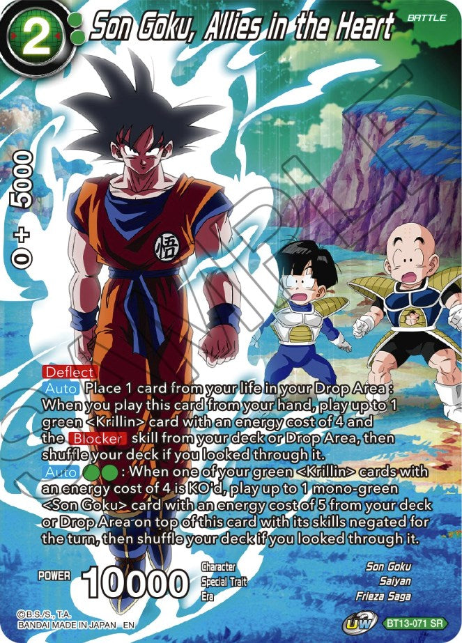 Son Goku, Allies in the Heart (BT13-071) [Theme Selection: History of Son Goku] | Fandemonia Ltd