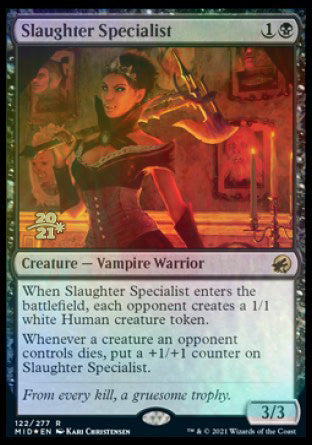 Slaughter Specialist [Innistrad: Midnight Hunt Prerelease Promos] | Fandemonia Ltd