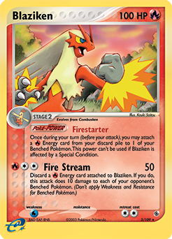 Blaziken (3/109) [EX: Battle Stadium] | Fandemonia Ltd