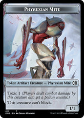 Phyrexian Mite // Phyrexian Insect Double-Sided Token [Phyrexia: All Will Be One Commander Tokens] | Fandemonia Ltd