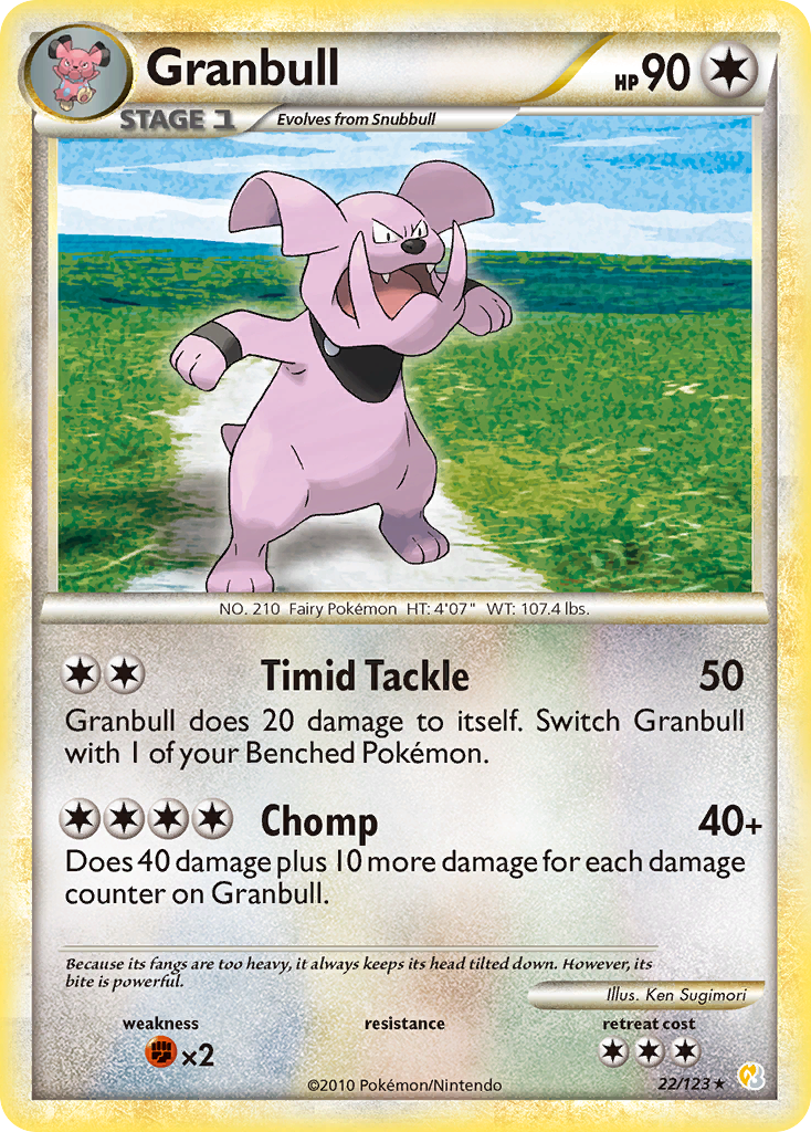 Granbull (22/123) [HeartGold & SoulSilver: Base Set] | Fandemonia Ltd