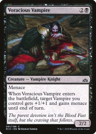 Voracious Vampire [Rivals of Ixalan] | Fandemonia Ltd