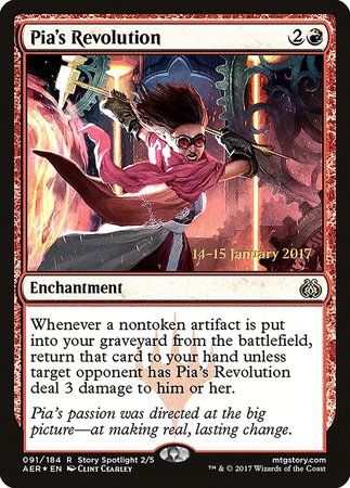 Pia's Revolution [Aether Revolt Promos] | Fandemonia Ltd