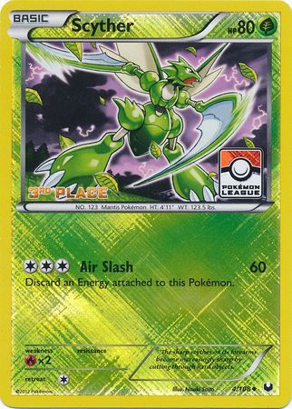 Scyther (4/108) (League Promo 3rd Place) [Black & White: Dark Explorers] | Fandemonia Ltd