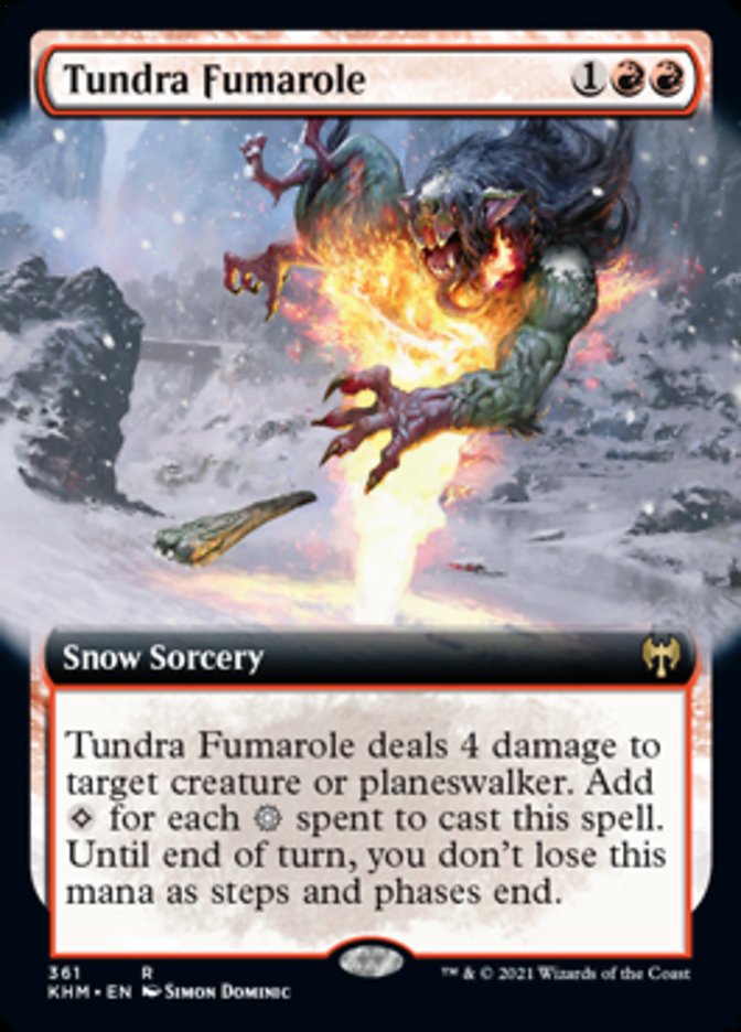 Tundra Fumarole (Extended Art) [Kaldheim] | Fandemonia Ltd