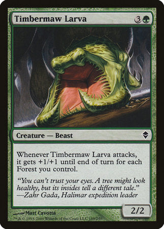 Timbermaw Larva [Zendikar] | Fandemonia Ltd