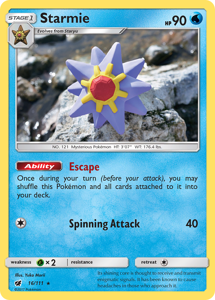 Starmie (16/111) [Sun & Moon: Crimson Invasion] | Fandemonia Ltd