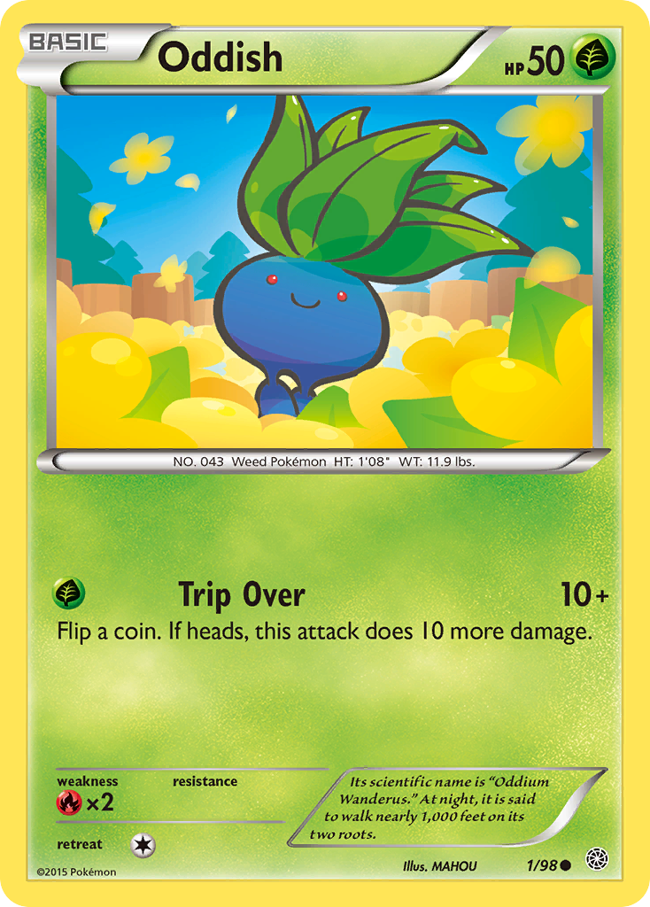 Oddish (1/98) [XY: Ancient Origins] | Fandemonia Ltd