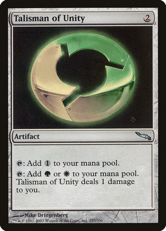 Talisman of Unity [Mirrodin] | Fandemonia Ltd
