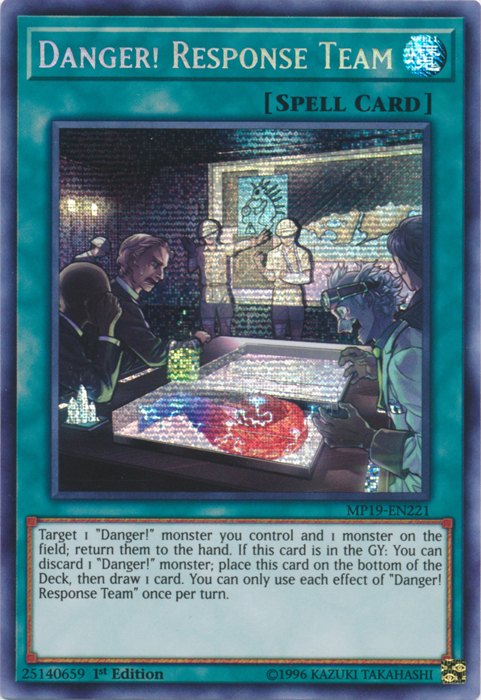 Danger! Response Team [MP19-EN221] Prismatic Secret Rare | Fandemonia Ltd