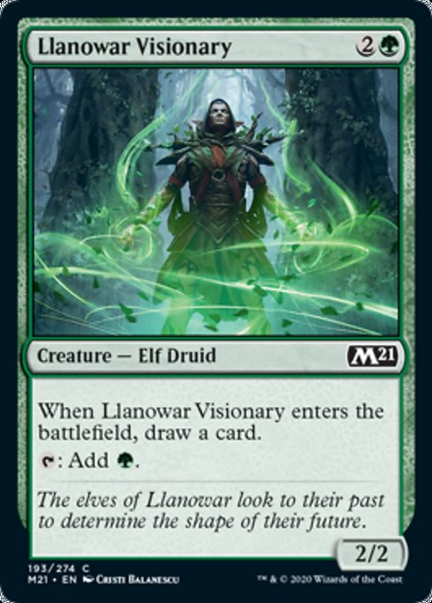 Llanowar Visionary [Core Set 2021] | Fandemonia Ltd