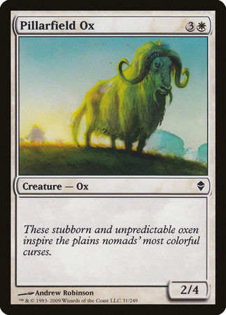 Pillarfield Ox [Zendikar] | Fandemonia Ltd