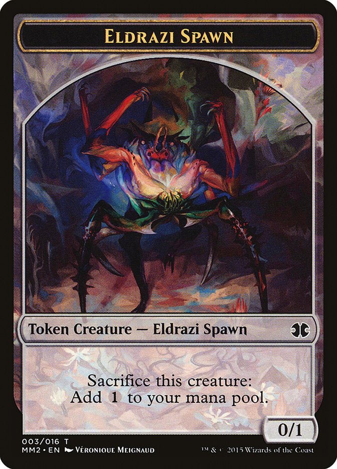 Eldrazi Spawn (003/016) [Modern Masters 2015 Tokens] | Fandemonia Ltd