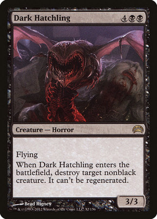 Dark Hatchling [Planechase 2012] | Fandemonia Ltd