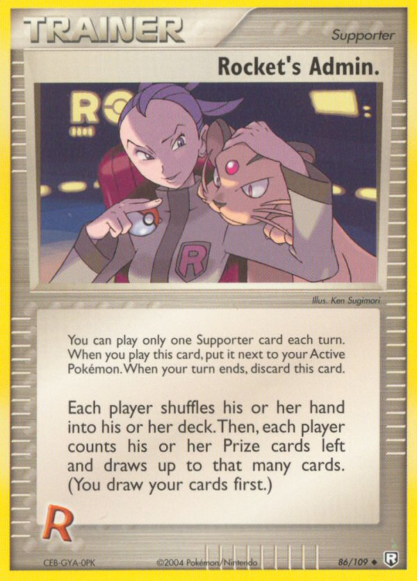 Rocket's Admin. (86/109) [EX: Team Rocket Returns] | Fandemonia Ltd