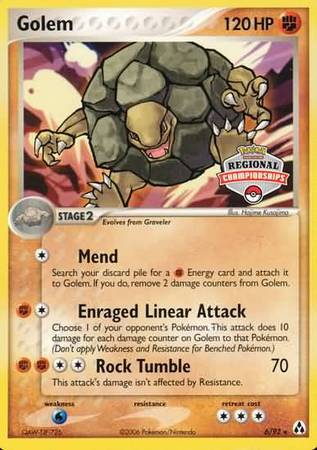 Golem (6/92) (Regional Championship Promo) [EX: Legend Maker] | Fandemonia Ltd