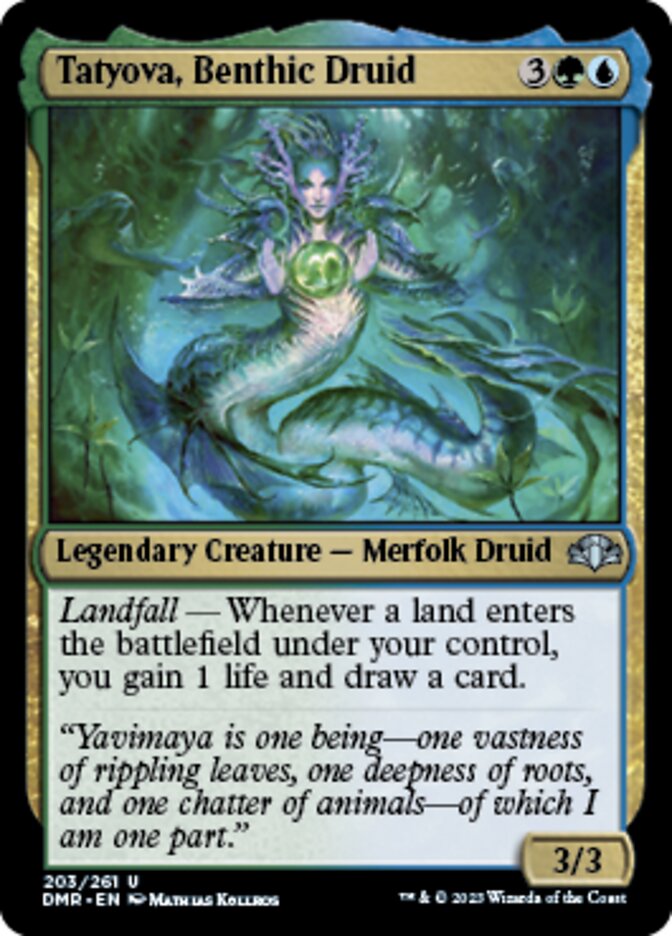 Tatyova, Benthic Druid [Dominaria Remastered] | Fandemonia Ltd