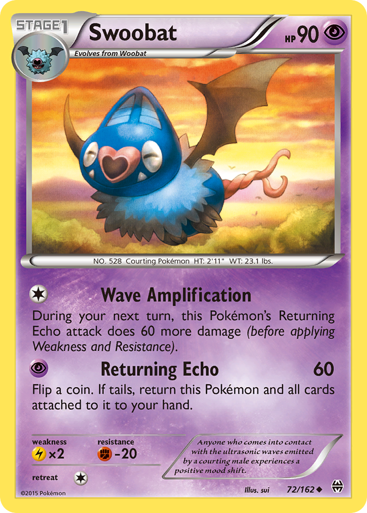 Swoobat (72/162) [XY: BREAKthrough] | Fandemonia Ltd