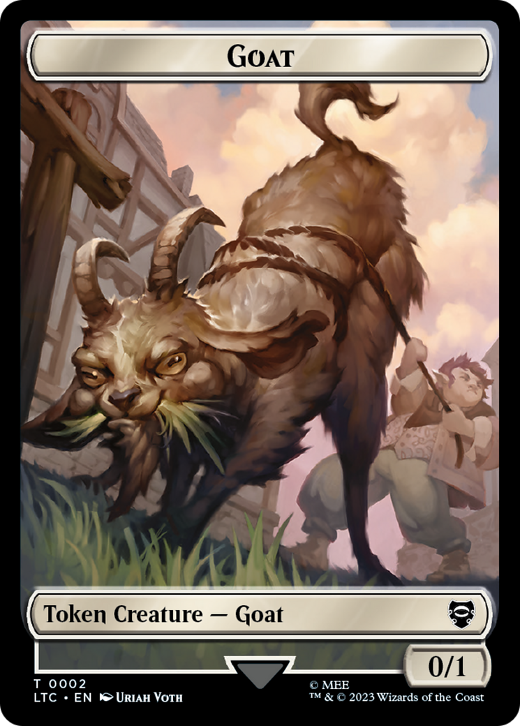 Bird // Goat Token [The Lord of the Rings: Tales of Middle-Earth Commander Tokens] | Fandemonia Ltd