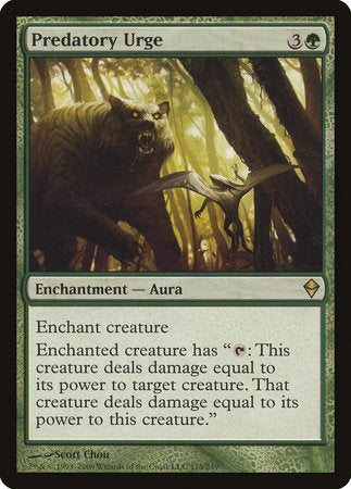 Predatory Urge [Zendikar] | Fandemonia Ltd