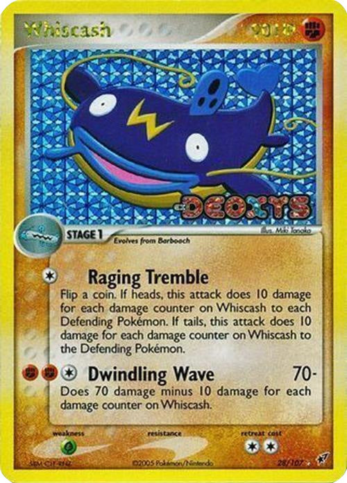 Whiscash (28/107) (Stamped) [EX: Deoxys] | Fandemonia Ltd