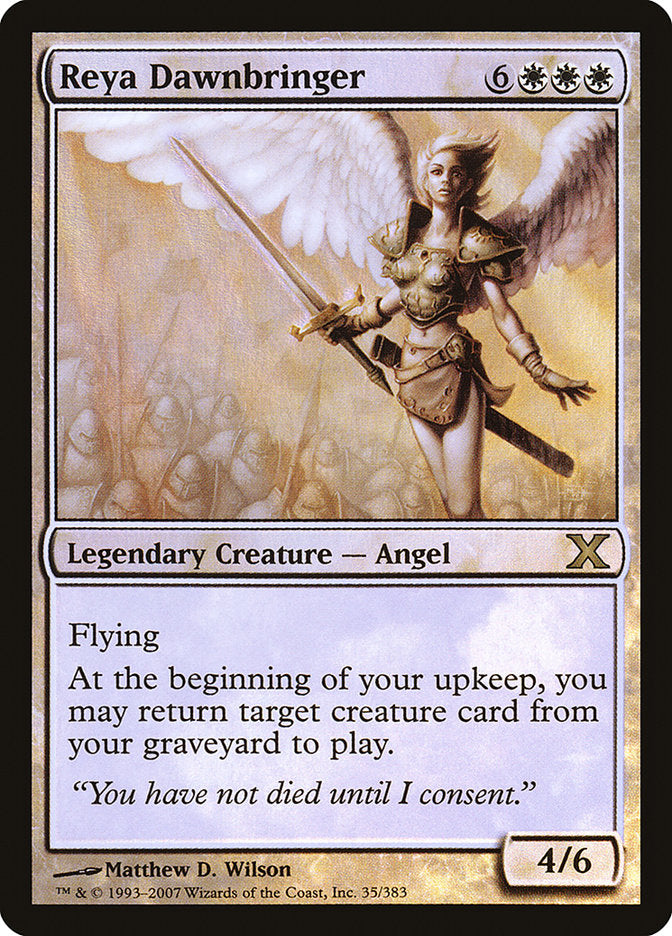 Reya Dawnbringer (Premium Foil) [Tenth Edition] | Fandemonia Ltd