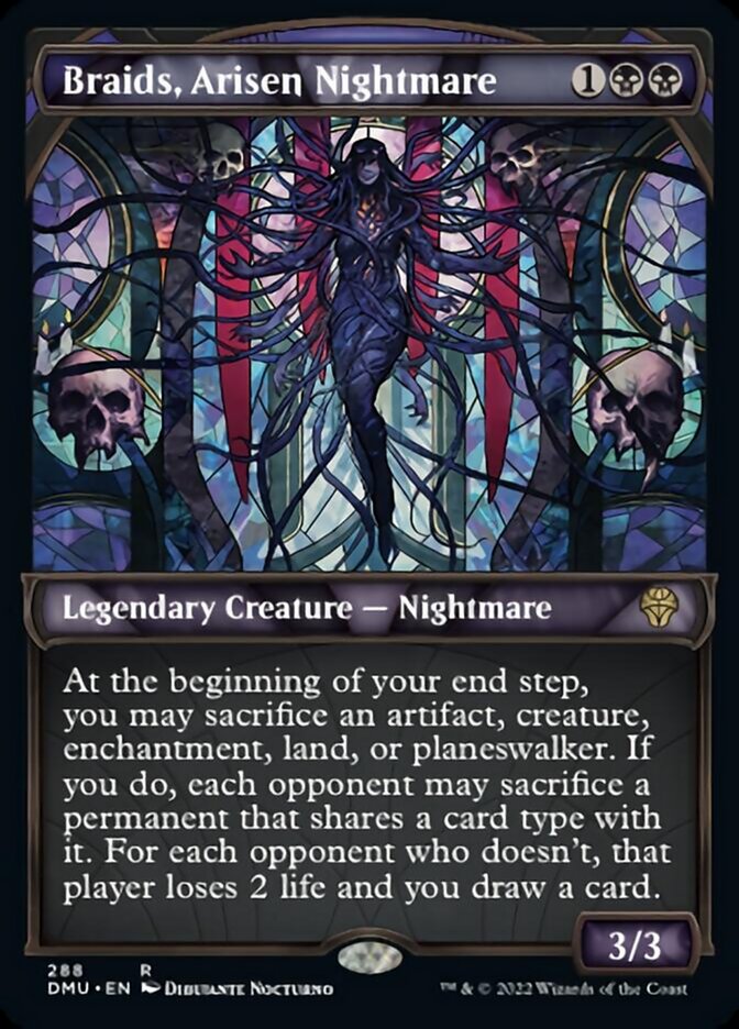 Braids, Arisen Nightmare (Showcase) [Dominaria United] | Fandemonia Ltd