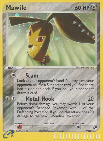 Mawile (9/100) [EX: Sandstorm] | Fandemonia Ltd