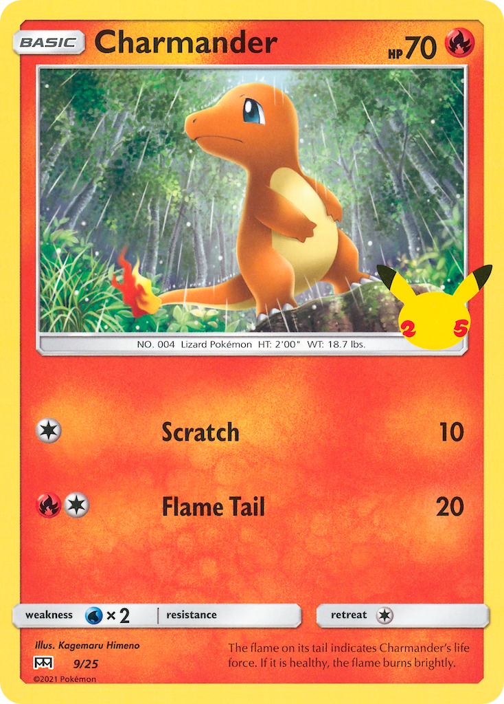 Charmander (9/25) [McDonald's 25th Anniversary] | Fandemonia Ltd