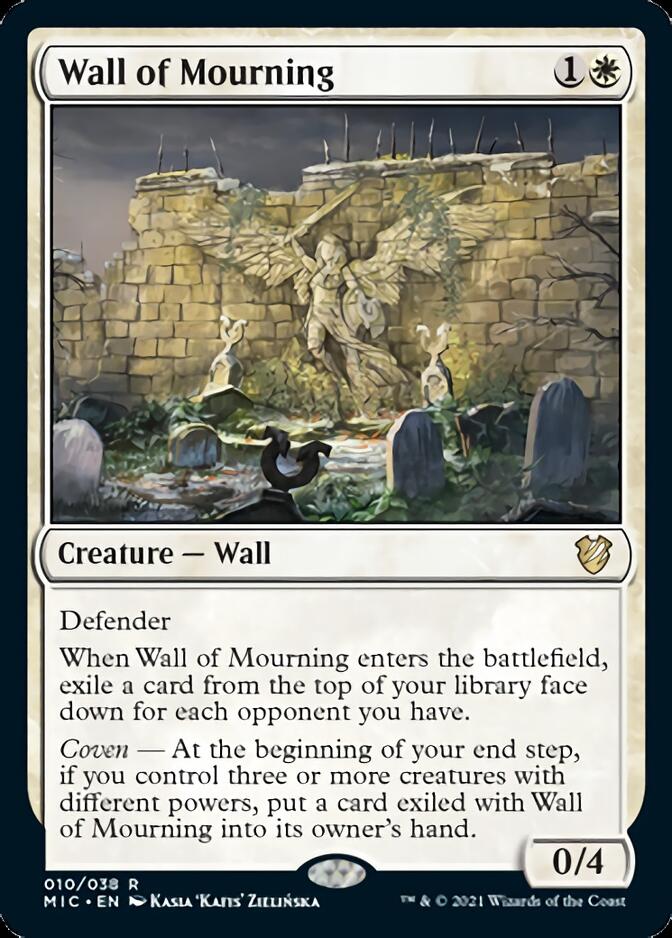 Wall of Mourning [Innistrad: Midnight Hunt Commander] | Fandemonia Ltd