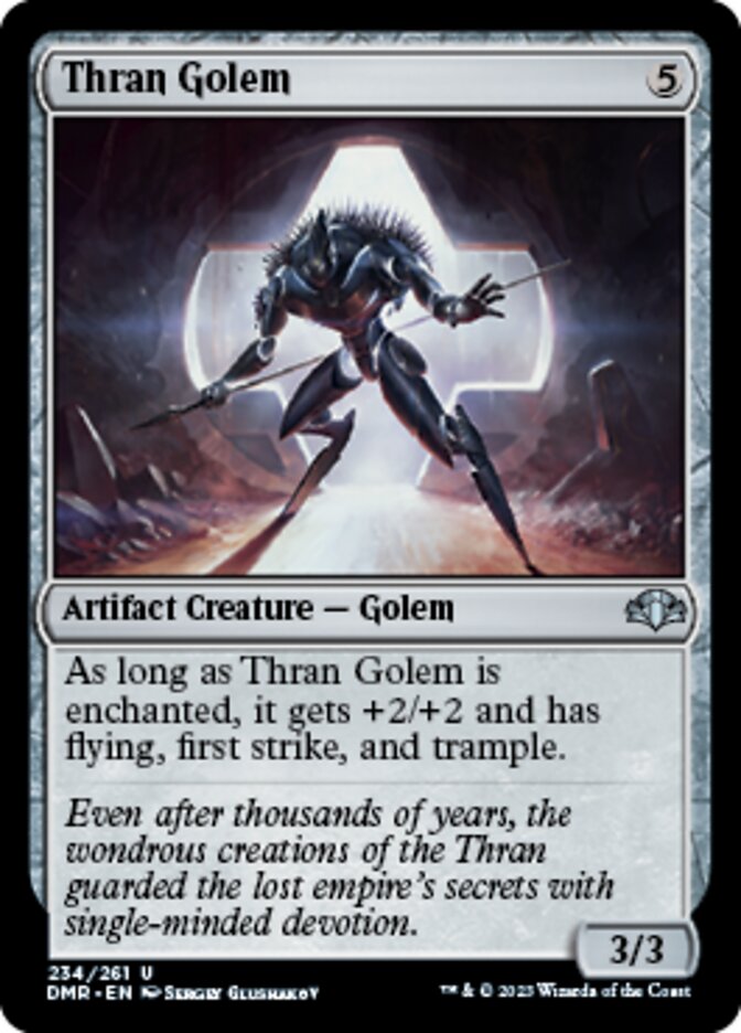 Thran Golem [Dominaria Remastered] | Fandemonia Ltd