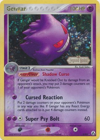 Gengar (5/92) (Stamped) [EX: Legend Maker] | Fandemonia Ltd