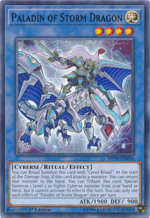 Paladin of Storm Dragon [MP19-EN096] Common | Fandemonia Ltd