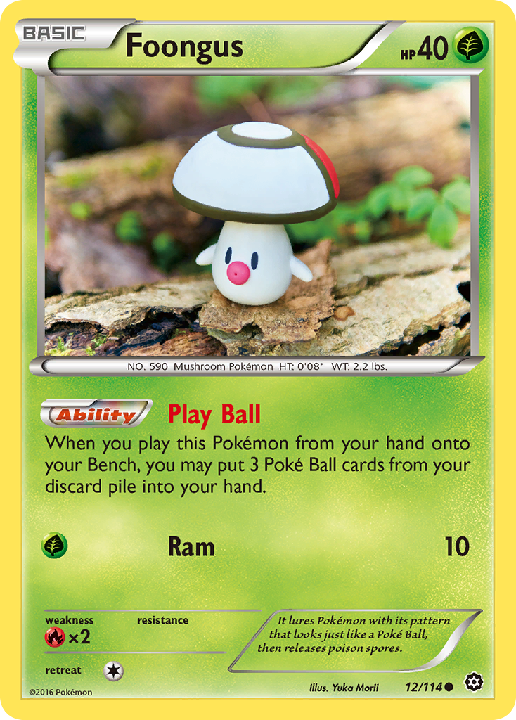 Foongus (12/114) [XY: Steam Siege] | Fandemonia Ltd