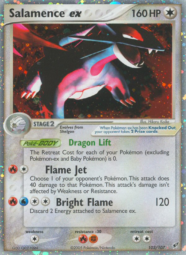 Salamence ex (103/107) [EX: Deoxys] | Fandemonia Ltd