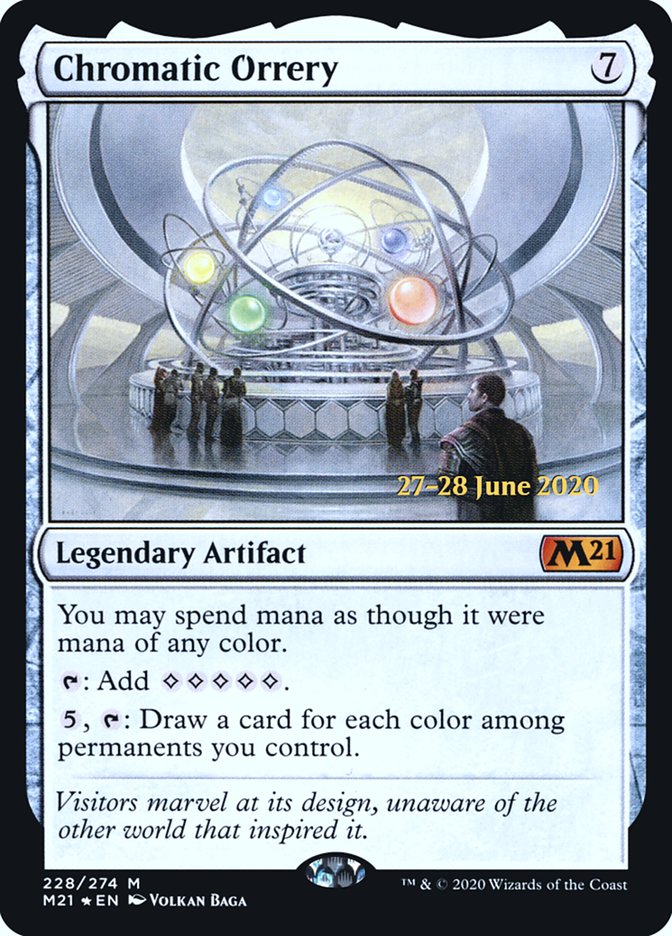 Chromatic Orrery  [Core Set 2021 Prerelease Promos] | Fandemonia Ltd