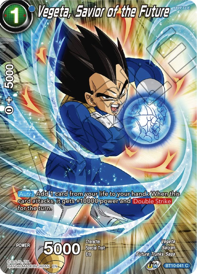 Vegeta, Savior of the Future (BT10-041) [Theme Selection: History of Vegeta] | Fandemonia Ltd