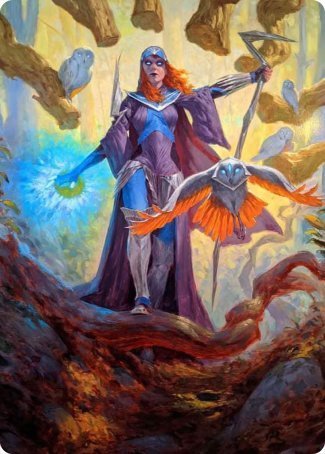 Kasmina, Enigma Sage Art Card [Strixhaven: School of Mages Art Series] | Fandemonia Ltd