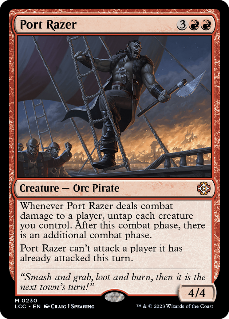 Port Razer [The Lost Caverns of Ixalan Commander] | Fandemonia Ltd